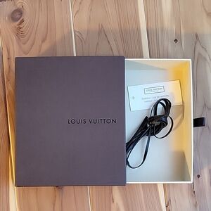 Louis Vuitton Brown Box with Black Strap